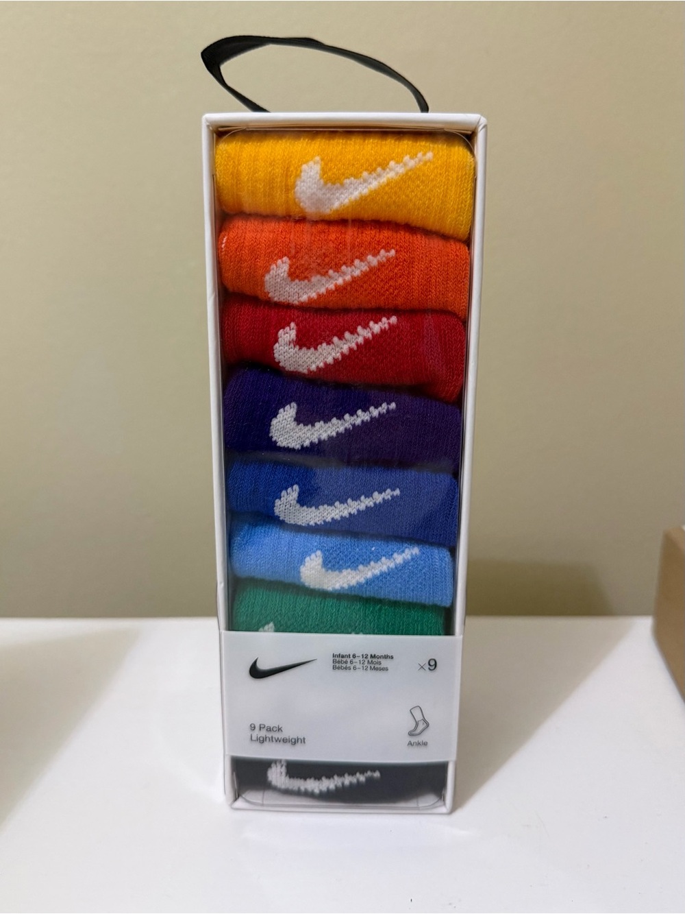Nike 9-Pack Lightweight Baby Socks